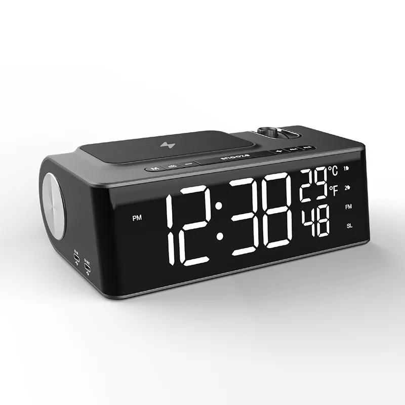 Bakit Dapat Mong Isaalang-alang ang Digital Clock Radio Wireless Charging Device para sa Iyong Modernong Silid-tulugan